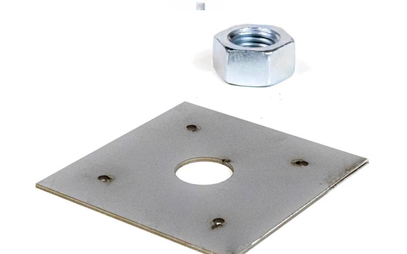 Stelmoer + montageplaat